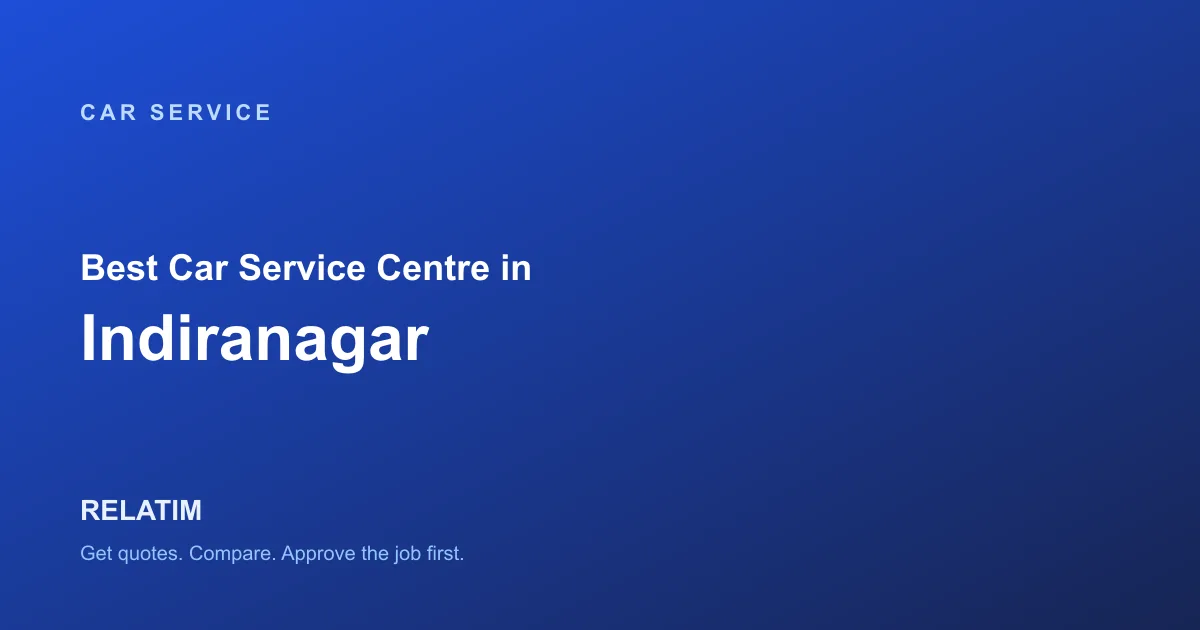 Best Car Service Centre in Indiranagar, Bangalore